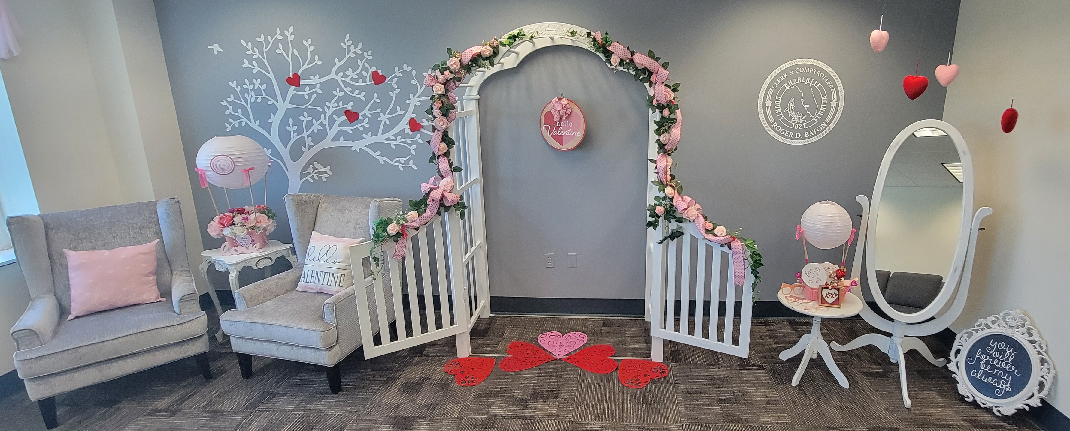 Valentine wedding theme